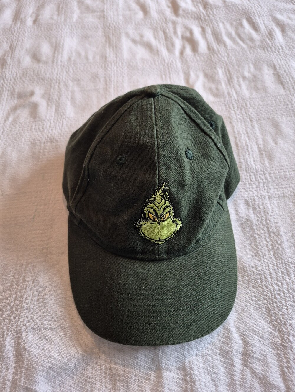 Grinch the Musical adult adjustable hat VGUC Embroidered One Size